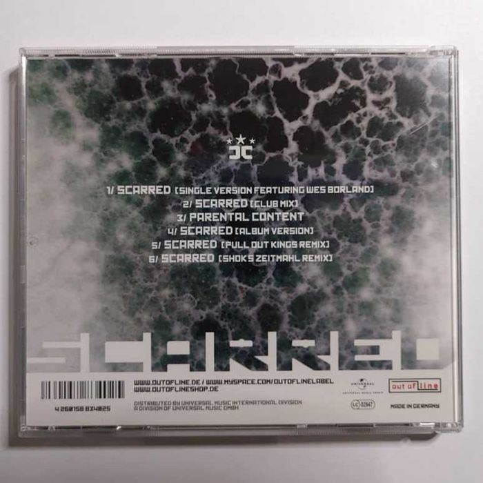 Combichrist- Scarred -plyta CD