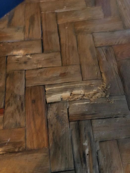 #Afagadores chão tacos e envernizamento