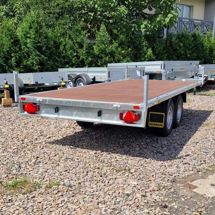 Двовісний німецький причіп 4,1*2,1 м. 3000 кг. HUMBAUR. Вартість з ПДВ