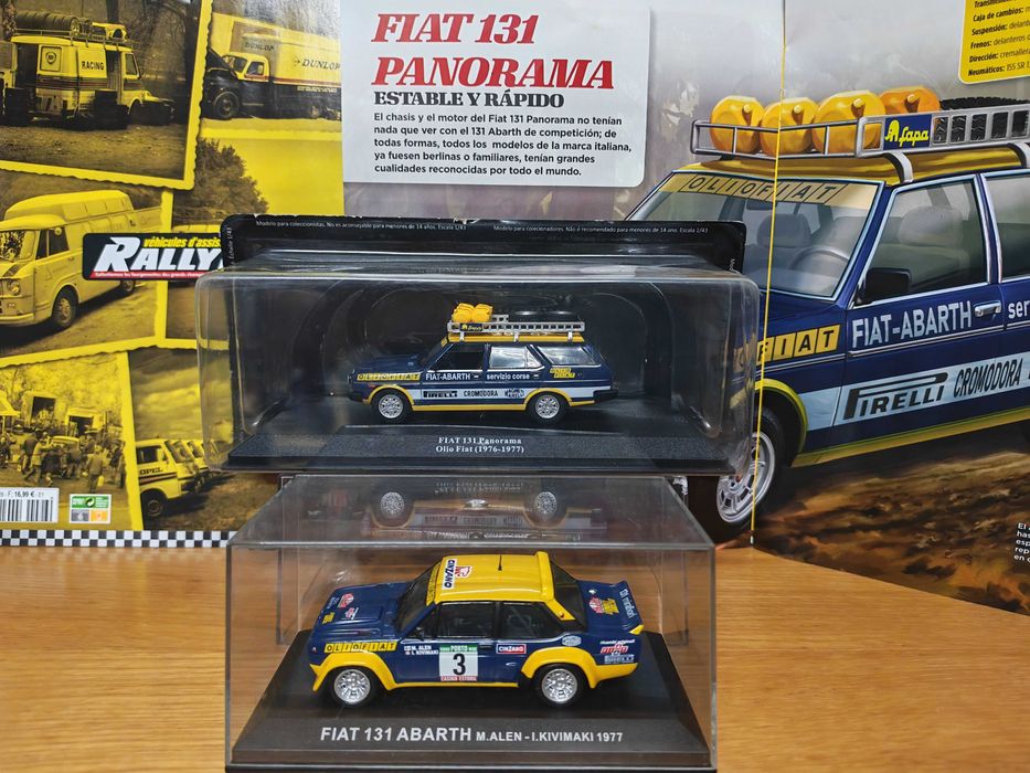 Fiat 131 Abarth + Fiat 131 Panorama -  Team Rally Olio 1:43