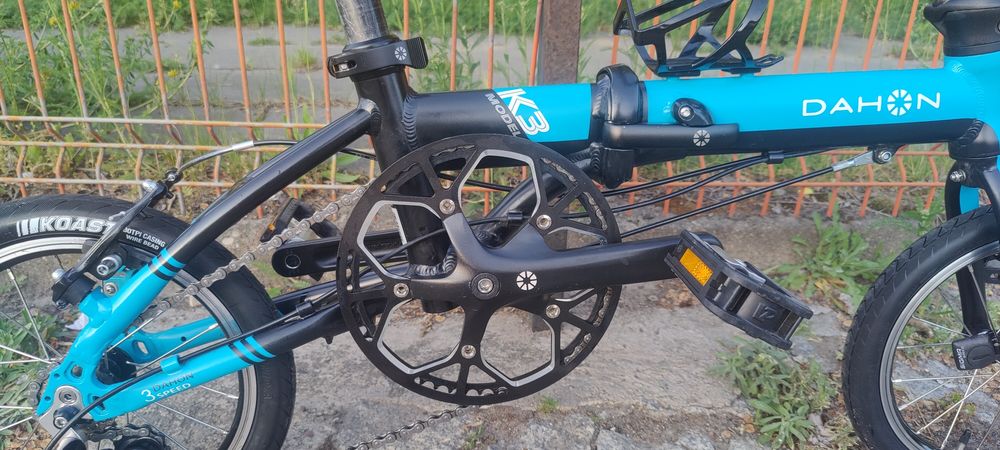 Dahon K3 niebieski – unikatowy składak, bardzo lekki, gotowy do jazdy