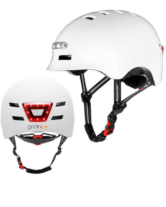 Gridinlux Safe & Go white kask 57-61 cm