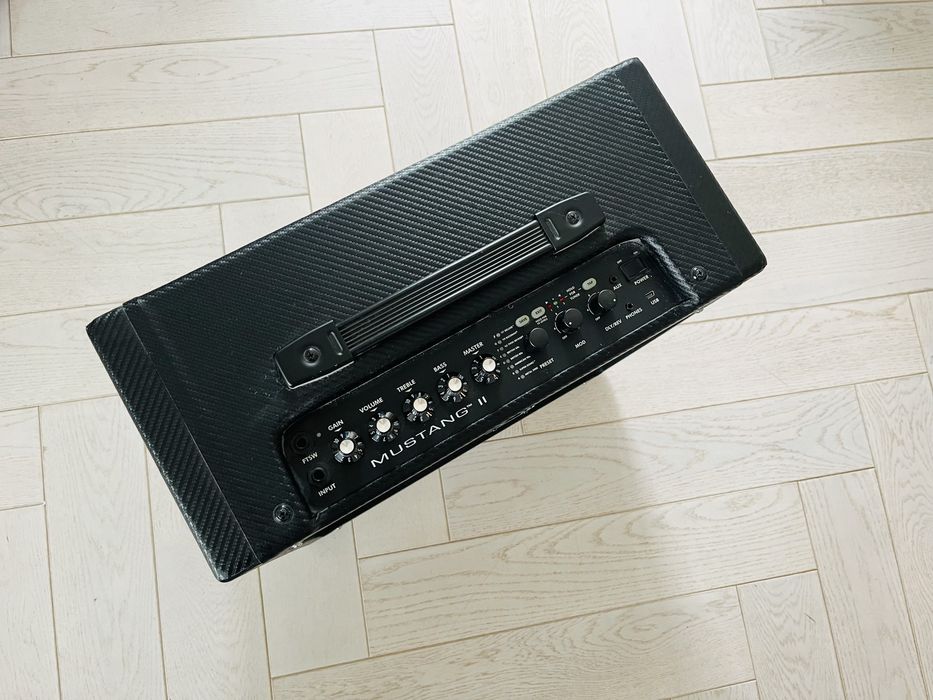 gitara Schecter + Fender Mustang II + Shure SM58 bezprzewodowy