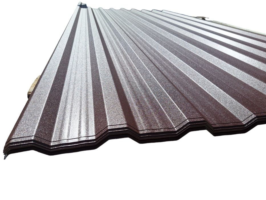 blacha trapezowa 28,80 zlm2 t-18 brąz,grafit mat GRUBOŚĆ 0,5mm