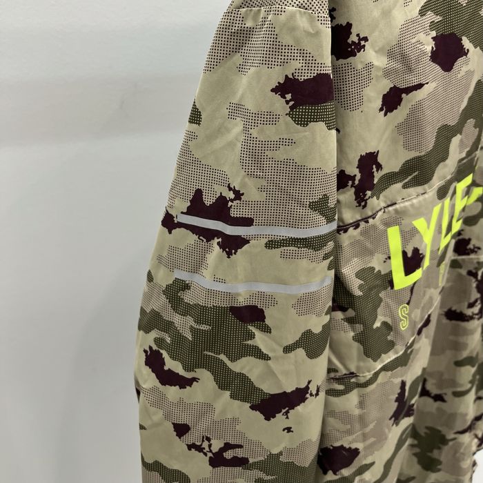Lyle Scott нейлонова вітровка легка куртка анорак камуфляжний camo
