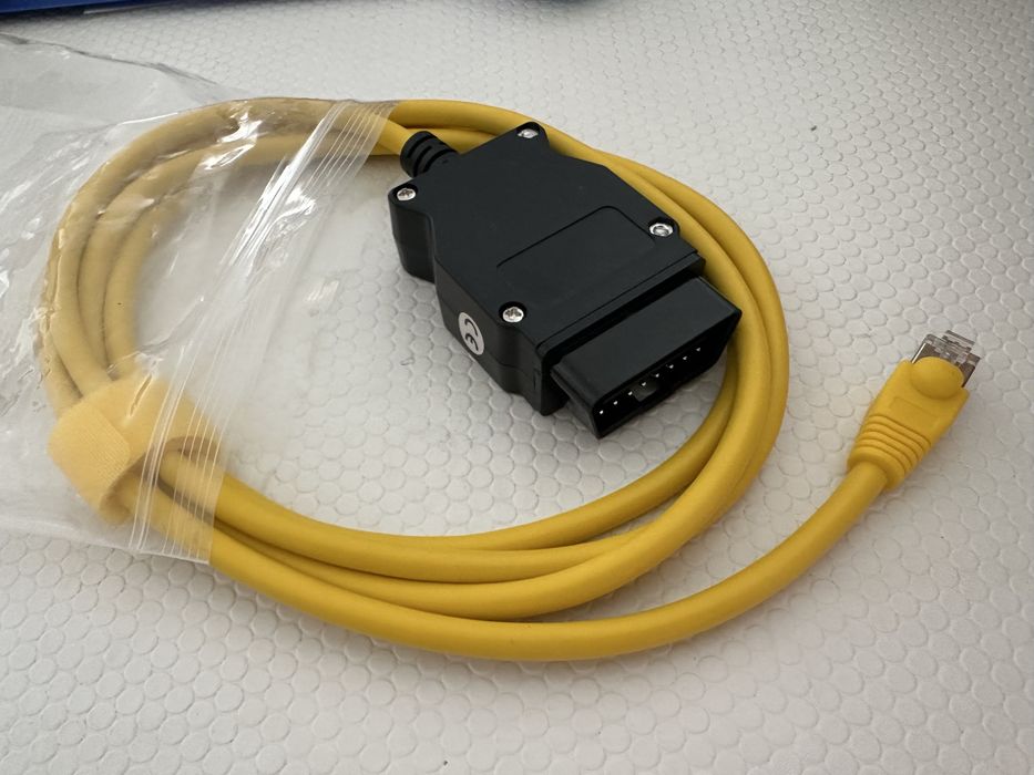 Cabo Diagnóstico Automóvel OBD2 16 Pinos para RJ45 Ethernet