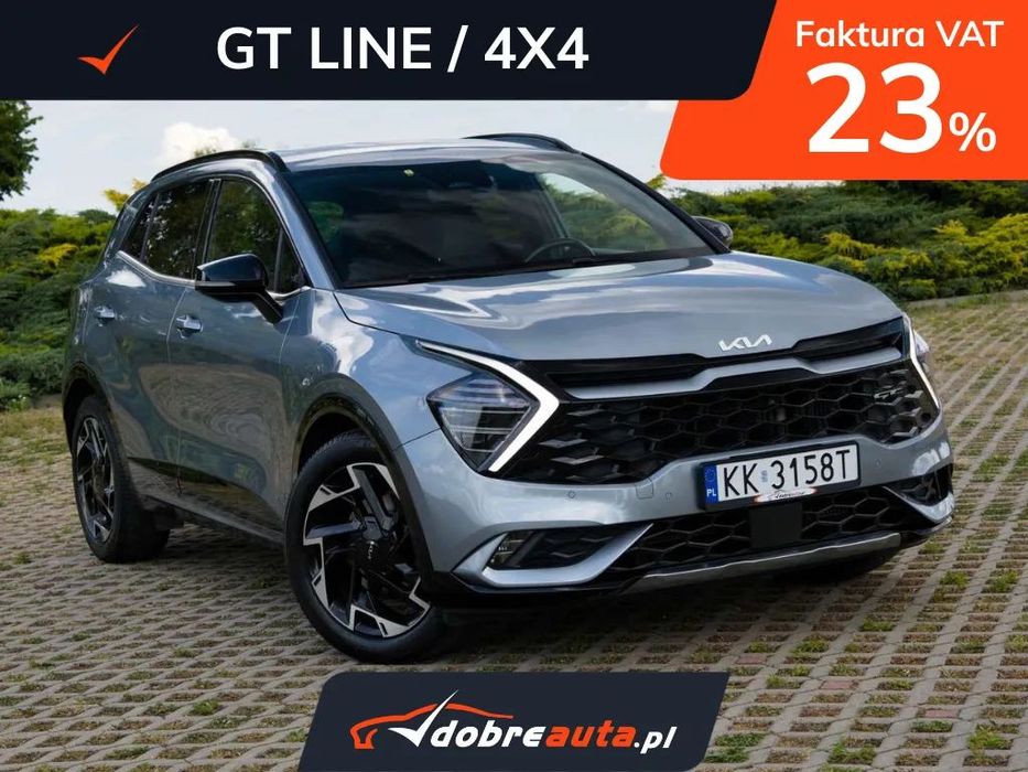Kia Sportage 4x4 / GT line / bezwypadkowy / gwarancja / FV23% 98373 netto