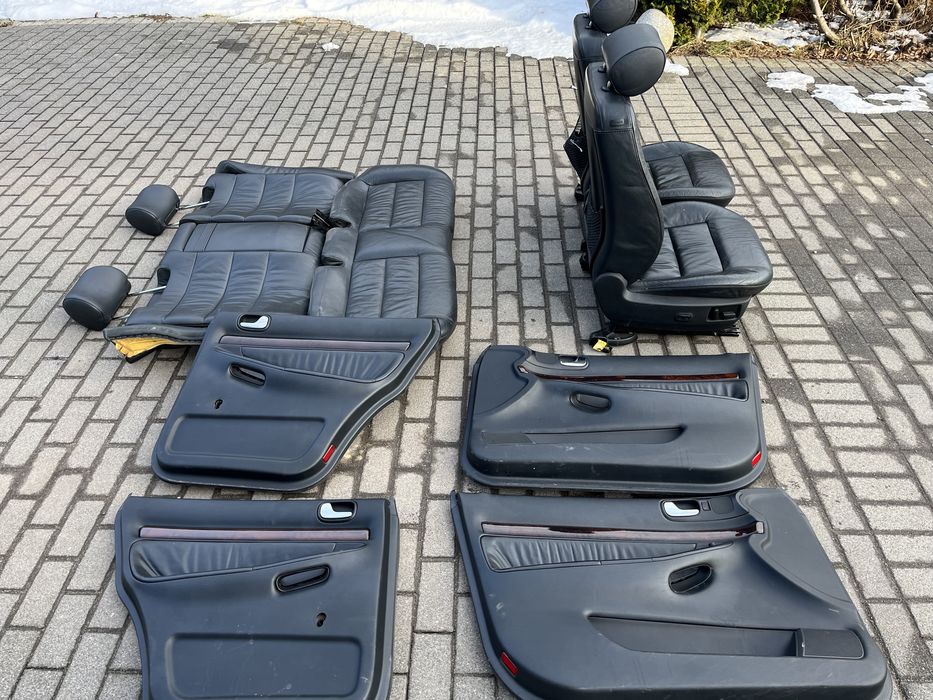 Fotele + boki skórzane Audi A4 B5