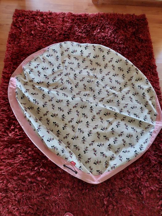 Bolsa tapete para brinquedos da minnie