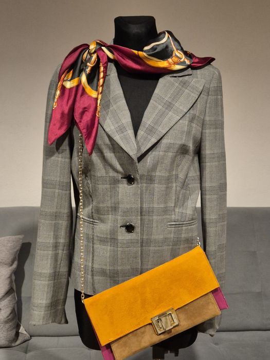 Marynarka w kratę 40