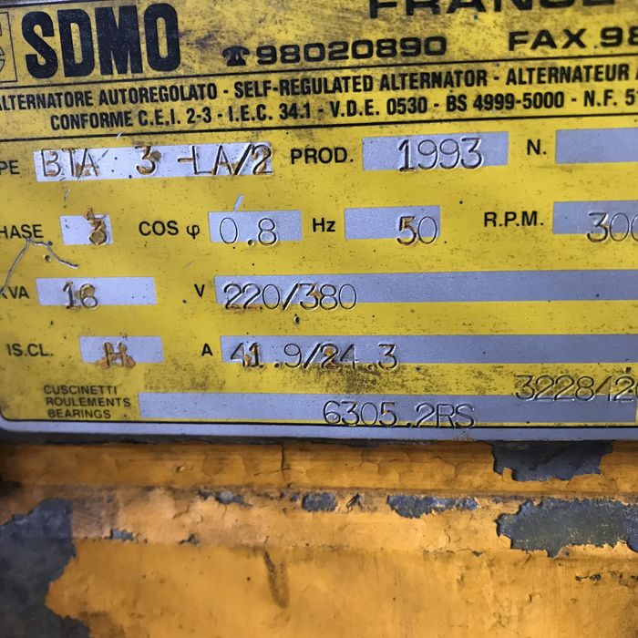 Генератор дизельний HATZ SDMO 16 kwa в наявності !!!