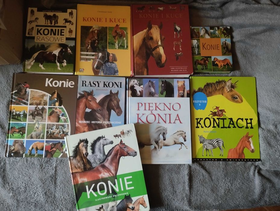 Ksiazki o koniach encyklopedie albumy poradniki