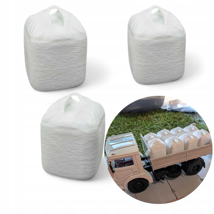 Zestaw 3x Big Bag skala 1:43 - Model 3D 29x21 mm, Dioram i Modelarstwa