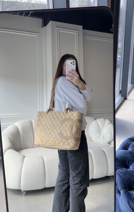 Сумка соломʼяна Chanel