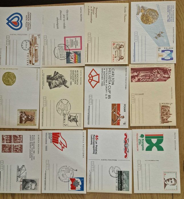pocztówki  80 sztuk