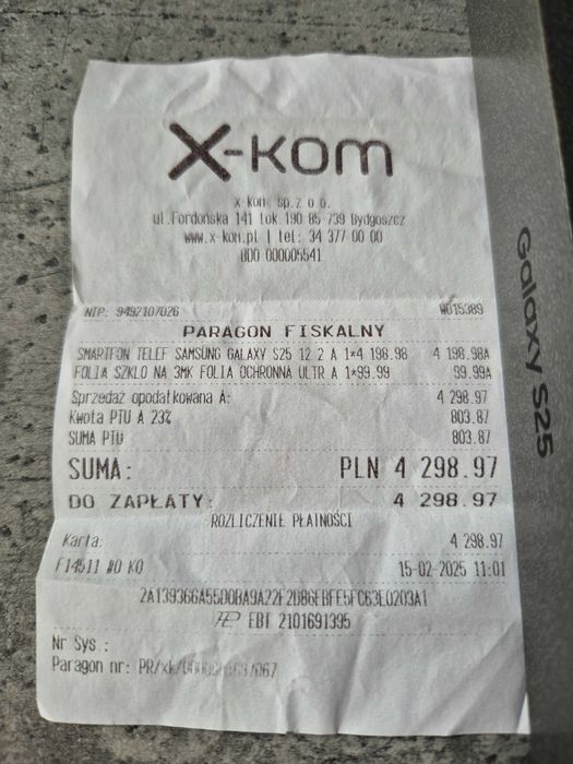Samsung S25 256 Xkom Wysyłka
