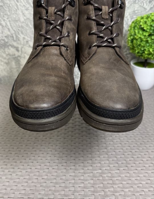 Clarks gore-tex ботинки 44 размер кожаные коричневые