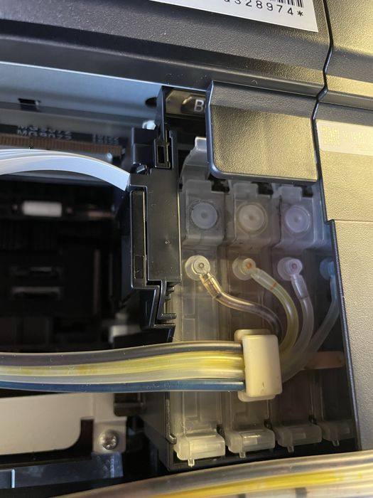 Кольоровий принтер Epson XP 4100 з комплектом фарб у картриджі. МФУ