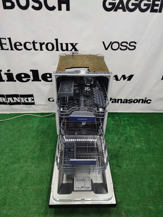 Посудомийна машина з нержавіючої сталі Siemens iQ500 вузька 45см A+++