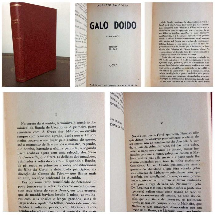 GALO DOIDO. COSTA. (Augusto da), 1942