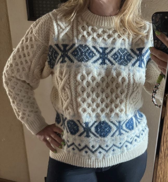 Irlandzki sweter z welny