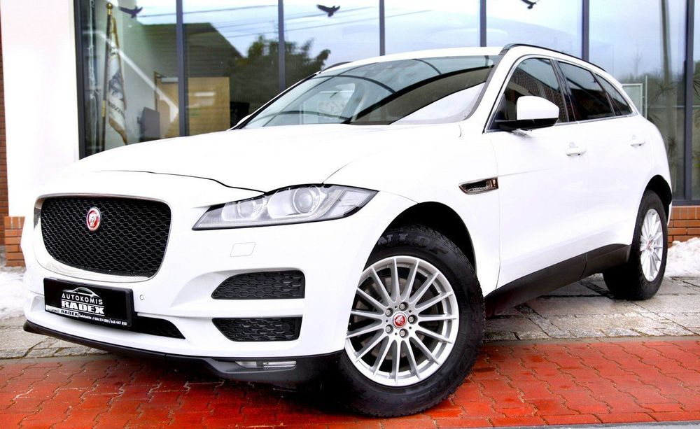 Jaguar F-Pace Salon PL|1 Ręka|Oryg.Lakier|SerwisASO|Navi|Skóry|Kamera|2xPark|As.Pasa