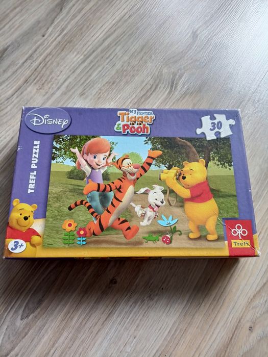 Puzzle 6 zestawów, Kubuś Puchatek, Elsa, Psi patrol