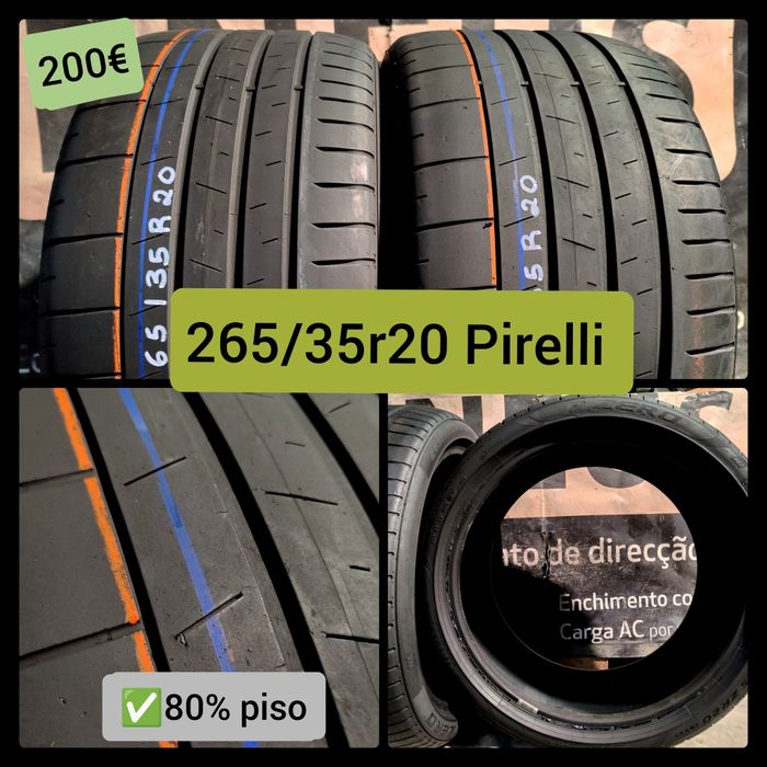 Pneus 255/35r20 265/35r20 semi novos