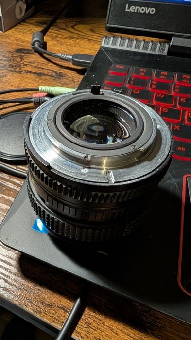 Radziecki obiektyw MC Mir 24H, mocowanie Nikon