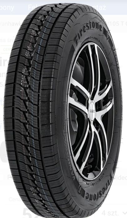 Komplet Nowe Firestone 205 65r 16C Wielosezon OKAZJA Trafic Vivaro