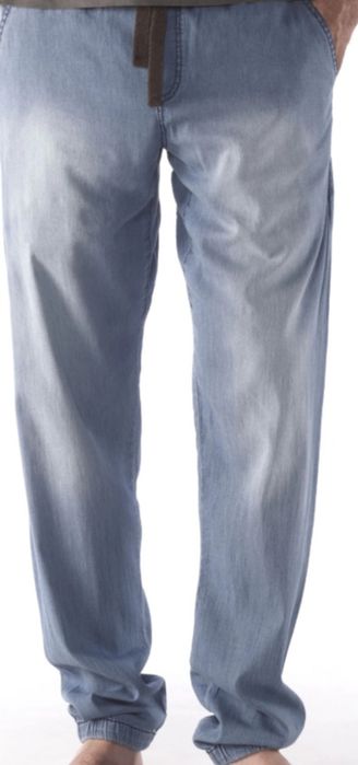 Promocja męskie spodnie joggery jeans Pakker