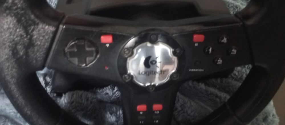 Руль Logitech Formula Vibration Feedback Wheel с педалями  LOGITECH!