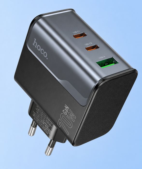 Сетевое зарядное устройство HOCO CS75A Star Speed PD 70W(2C1A)