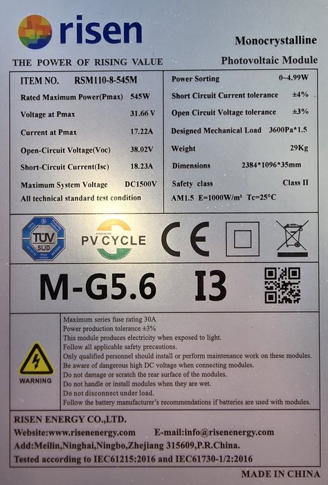 Painel Solar 545w Novos/Selados