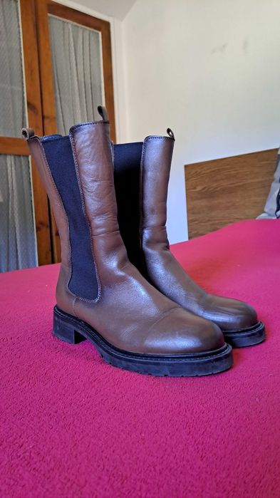 Botas castanhas seaside