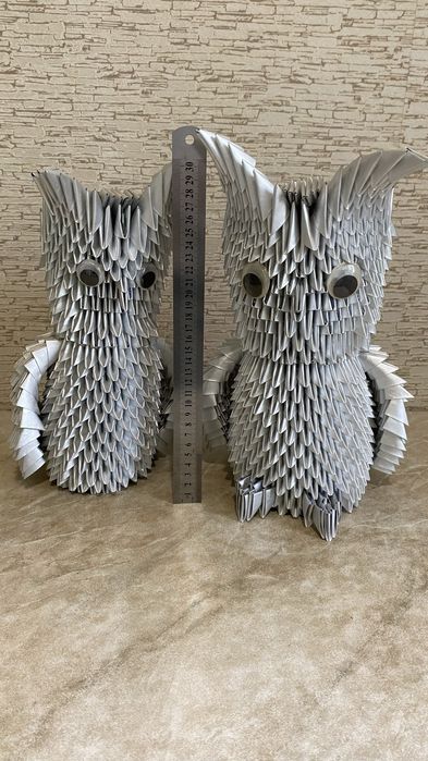 Сови з модульного орігамі