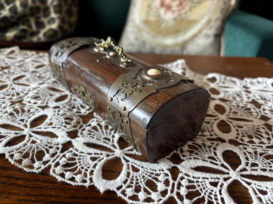 Szkatuła, etui Biedermeier XIX wiek