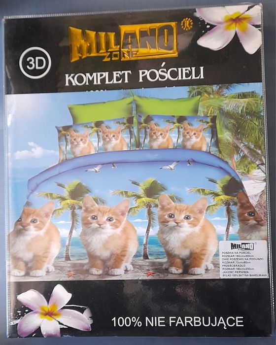 Komplet nowej pościeli