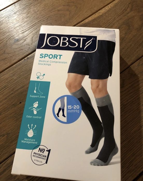 Jobst sport podkolanówki uciskowe przeciwżylakowe sportowe rozmiar M