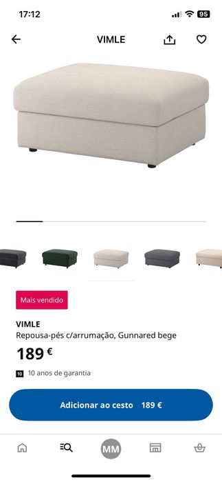 Repousa pés VIMLE IKEA