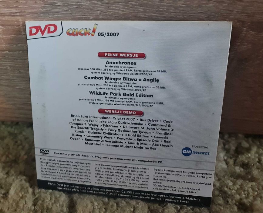 Combat Wings Bitwa O Anglię / WILDLIFE Park / ANACHRNOX/ PC/ PL