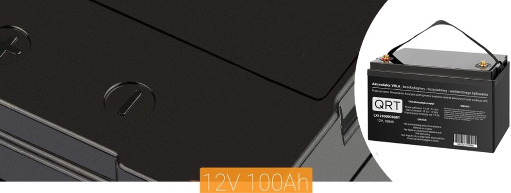 Гелевий акумулятор Lamex 12V 100Ah LX121000CSQRT•акамулятор 100 Ампер