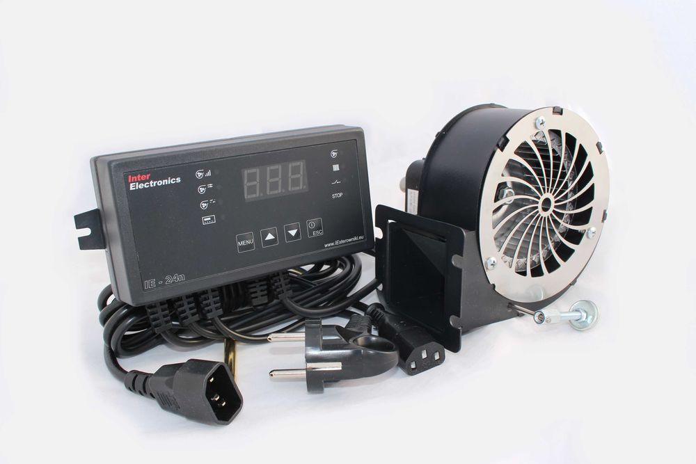 Комплект Автоматика IE-24n і вентилятор SP-60 для котла до 15kW