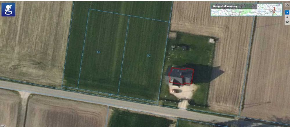 Działka budowlana 1258 m² Popień-Parcela, gm. Jeżów. Z Warunkami Zabudowy i Mediami!