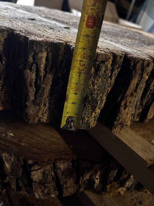 Plaster drewna wierzba stolik kawowy naturalne drewno