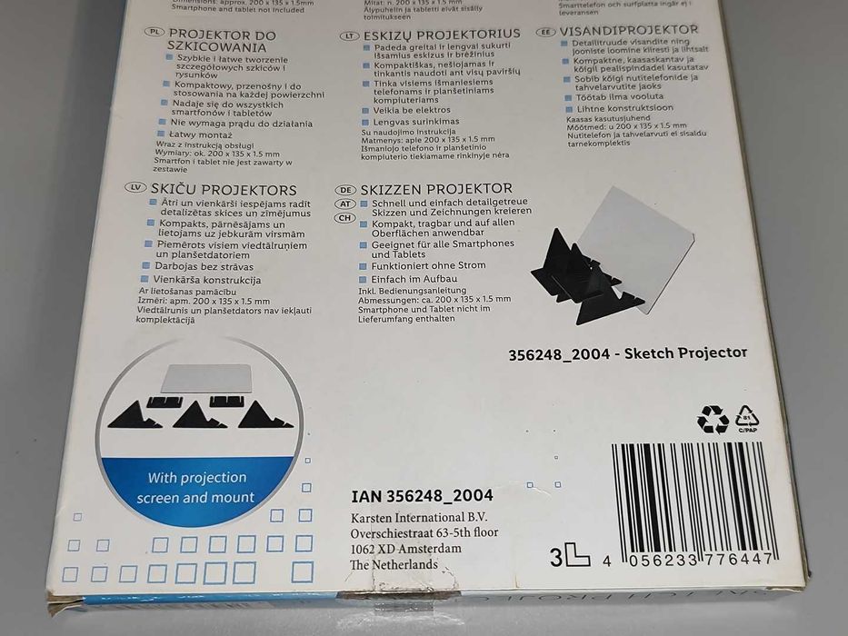 Projektor United Office Sketch z Uchwytem Na Smartfon Nowt