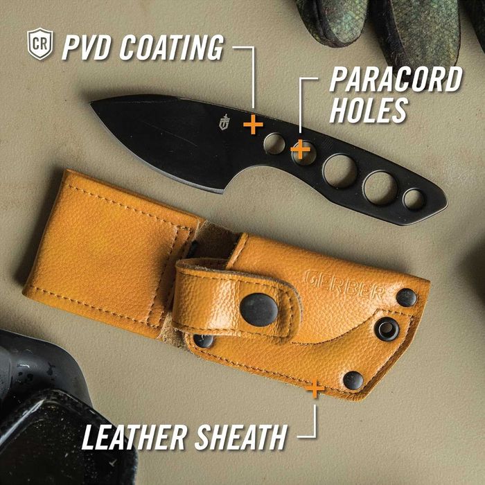 Ніж Gerber DIBS (+ шкіряні піхви)