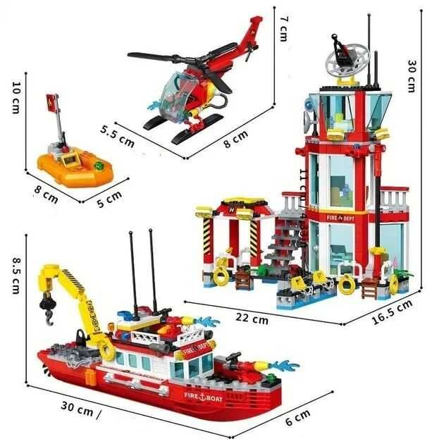Конструкторы Пожарная станция | Корабль глубоководной экспедиции