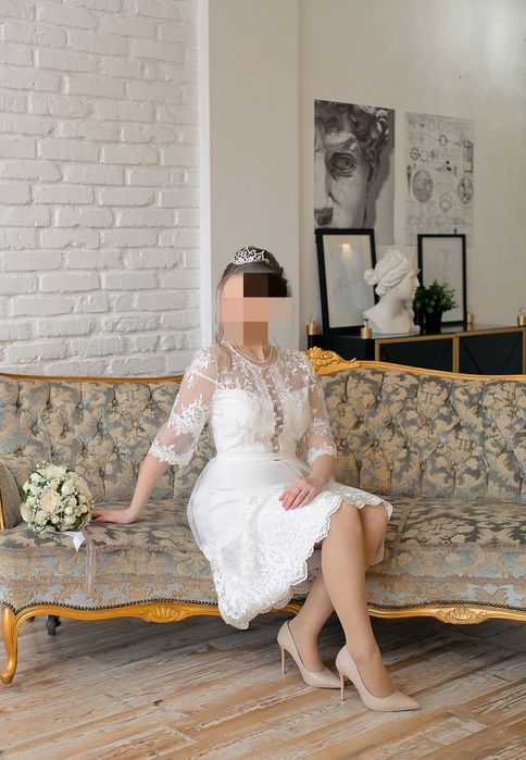 Свадебное платье, на роспись