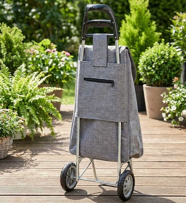 Wózek Na Zakupy Na Kółkach Transportowy Torba WODOODPORNY Składany